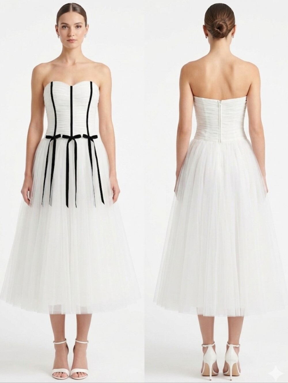 Jessica McClintock Vintage Dress 4 White